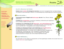 Tablet Screenshot of biodata-bs.de
